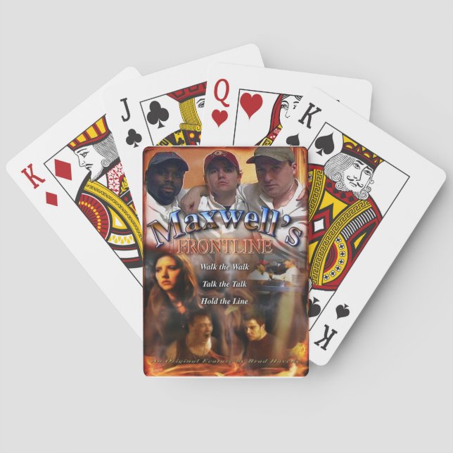 Baralho Poster da linha de frente de Maxwell (Verso)