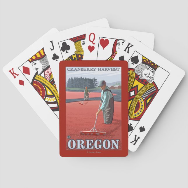 Baralho Poster das viagens vintage da colheita dos (Verso)