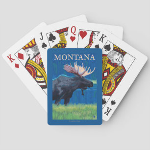 Baralho Poster das viagens vintage de MontanaMoose