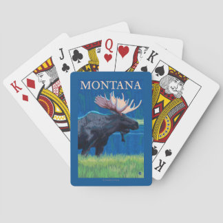 Baralho Poster das viagens vintage de MontanaMoose