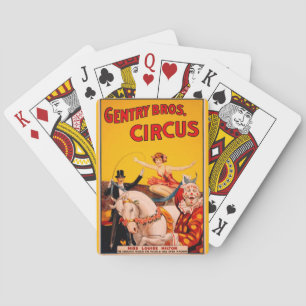 Baralho Poster de Circo Vintage
