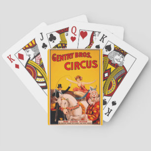Baralho Poster de Circo Vintage