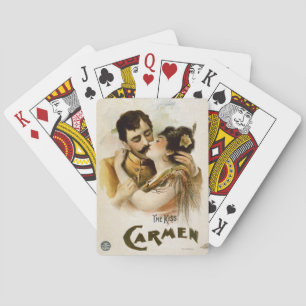 Baralho Poster de Vintage Carmen