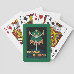 Baralho Poster do promocional de Briand do conhaque