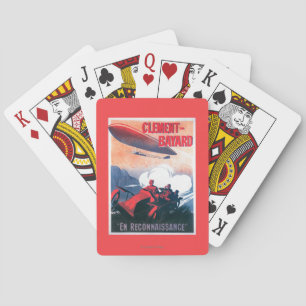 Baralho Poster do promocional do dirigível de Adjudant