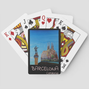 Baralho Poster retro Barcelona