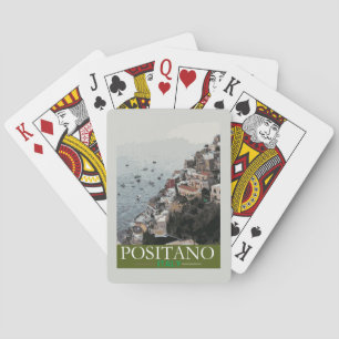 Baralho Poster turístico de Positano