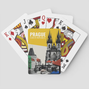 Baralho Praga República Tcheca Paisagem Urbana da Cidade V
