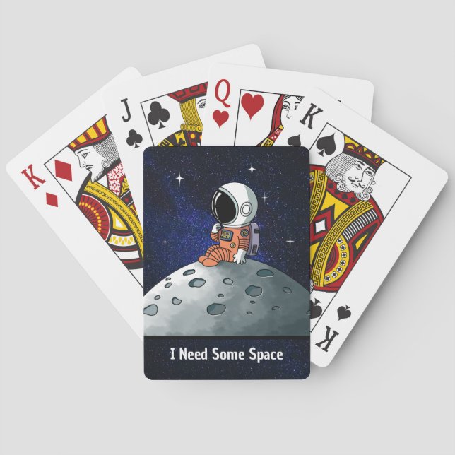 Baralho Precisa Espaço, Astronauta, Cosmonauta, Personaliz (Verso)