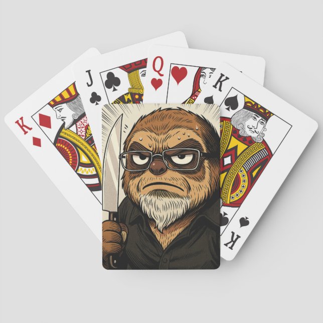 Baralho Preguiça Agitada 52 Blocos Cartas de Jogar Phil El (Verso)