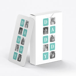 Baralho Presente de Dia de os pais Feliz para Foto de Cola