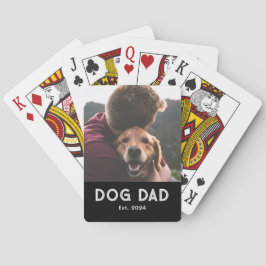 Baralho Presente de Foto Estabelecido Pai de Cachorro 