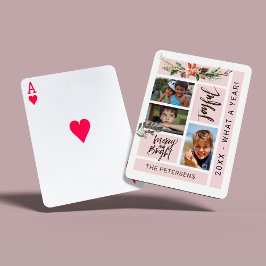 Baralho Presente elegante do script de colagem de fotos da