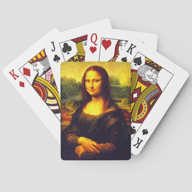 Baralho presente Mona Lisa (Verso)