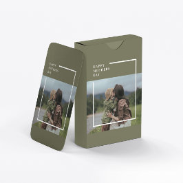 Baralho Presente personalizado do Dia de as mães de fotos