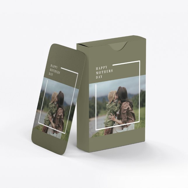 Baralho Presente personalizado do Dia de as mães de fotos (Criador carregado)