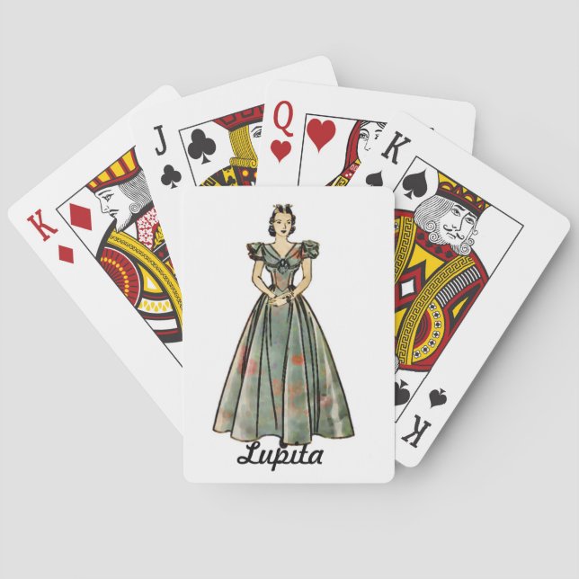 Baralho Presente personalizado imagem do cartão de jogo (Verso)