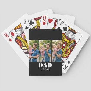 Baralho Presente Personalizado para Papai Ano de Fundação