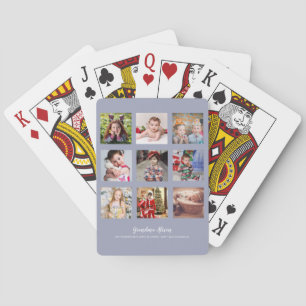 BARALHO PRESENTES DE COLLAGEM DE FOTOGRAFIA GRANDPARENTE -