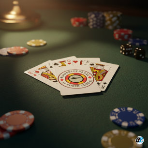 Baralho Presidente Club com o seu próprio logotipo estilo