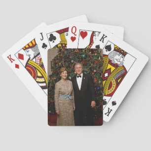 Baralho Presidente George Bush, Laura Casa Branca de Natal
