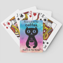 Baralho Primeiro bebo café, depois faço esta coisa