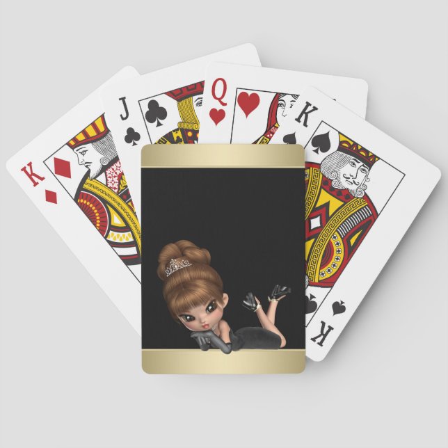 Baralho Princesa Diva Adorável (Verso)