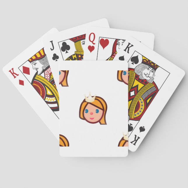 Baralho princesa emoji (Verso)