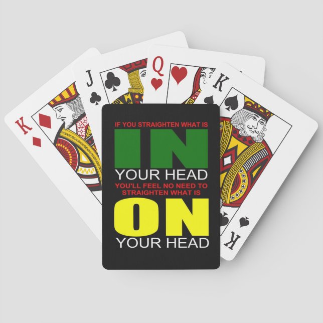 Baralho princípio afro-americano (Verso)