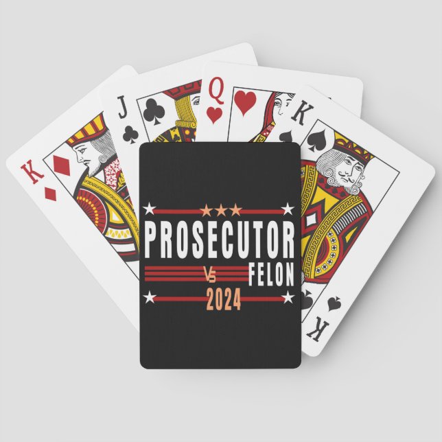 Baralho Procurador Vs Felon 2024 Classic Playing Cards (Verso)