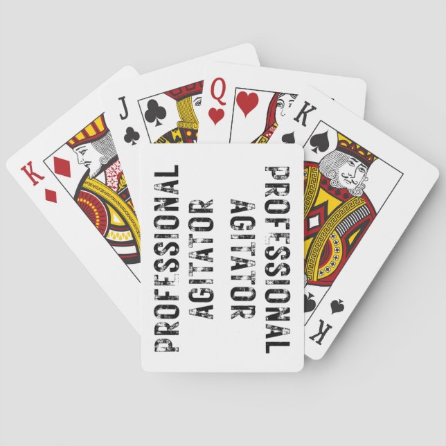 BARALHO PROFESSIONAL AGITATOR  (Verso)