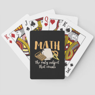 Baralho Professor De Matemática Matemática O Único Assunto