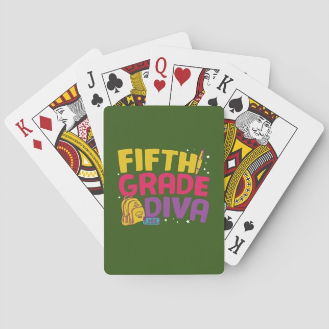 Baralho Professor do 5 Nível V - Diva (Verso)