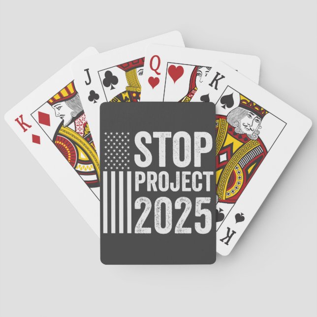 Baralho Project 2025 Trump American Republican USA (Verso)