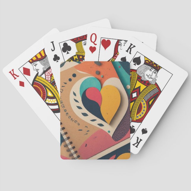Baralho Projetado por coração (Verso)