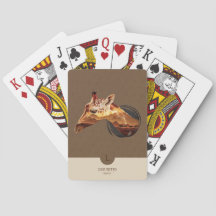 Projeto personalizado do girafa do deserto