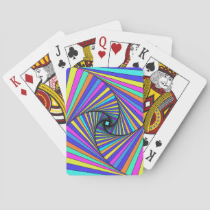 Baralho Psicodélico Espiral Arco-Íris – Vibrante