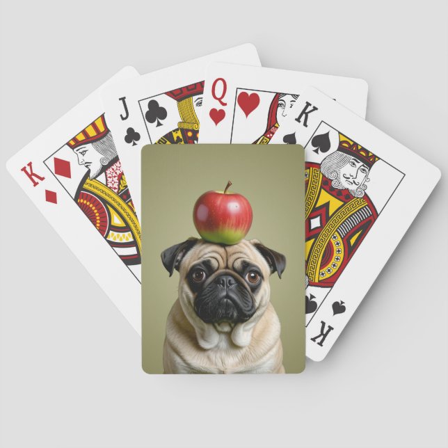 Baralho Pug Apple (Verso)