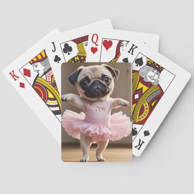 Baralho Pug Ballerina (Verso)