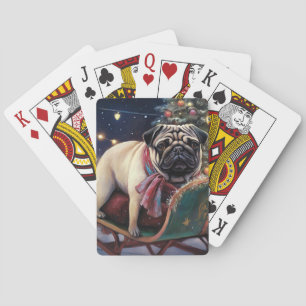 Baralho Pug Christmas Fesason Season