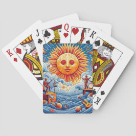 Baralho Pulmão do Oceano Solto: Arte Vibrante no Festival 