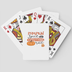 Baralho Pumpkin Spice E Tudo O Que É Bonito Queda Da Bomba