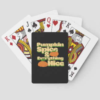 Baralho Pumpkin Spice E Tudo O Slogan Legal Engraçado