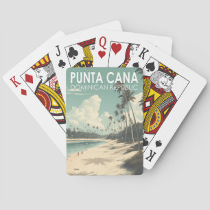 Baralho Punta Cana República Dominicana Viagem Art Vintage