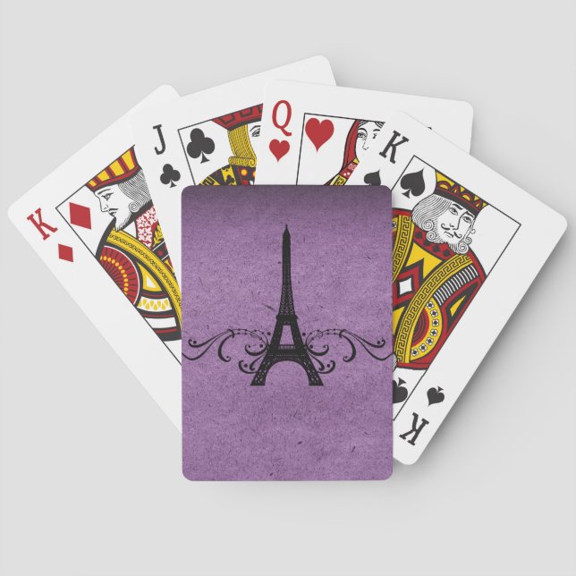 Baralho Purple Vintage French Flourish (Verso)