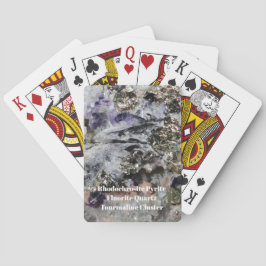 Baralho Pyrite Fluorite Quartz Tourmaline