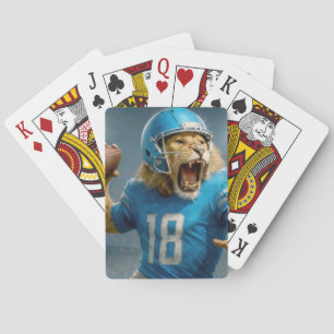 Baralho Quarterback Nº 18 Jogador De Futebol