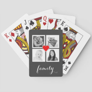Baralho Quatro Placas Clássicas de Reprodução de Fotos 