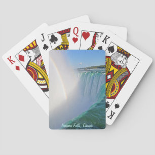 Baralho Quedas & arco-íris da ferradura de Niagara Falls