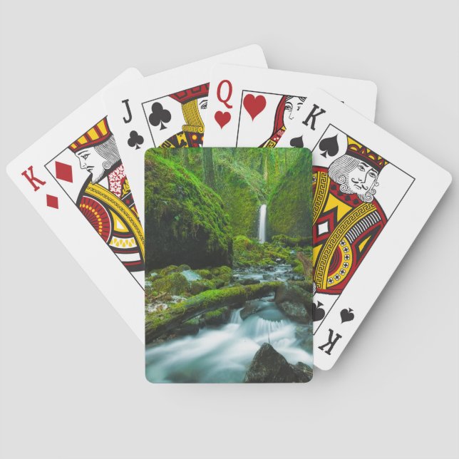 Baralho Quedas | Grotto Falls, Oregon (Verso)